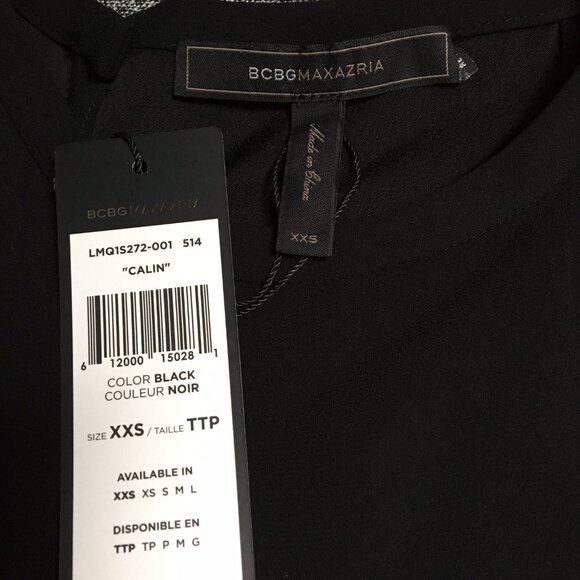 BCBG Open back Cailin top, XXS, NWT - Picture 6 of 7